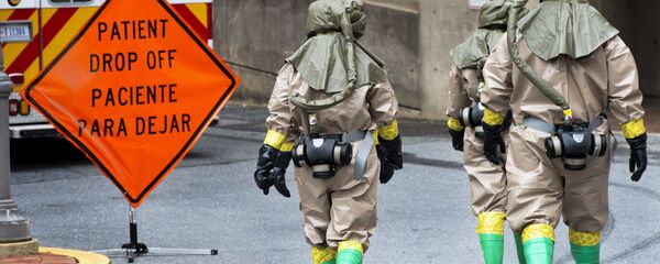 رجال الطوارئ الأمريكيون يتعاملون مع تسرب كيماوي - سبوتنيك عربي