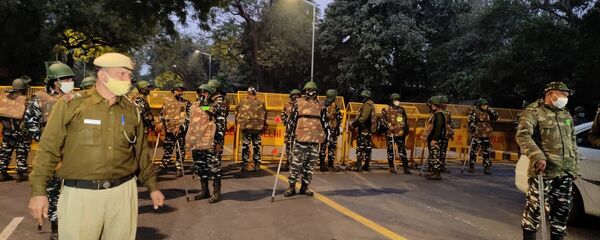 انفجار قرب السفارة الإسرائيلية ي نيودلهي، الهند 29 يناير 2021 - سبوتنيك عربي