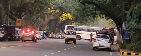 انفجار قرب السفارة الإسرائيلية ي نيودلهي، الهند 29 يناير 2021 - سبوتنيك عربي