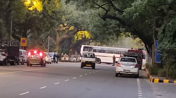 صورة أرشيفية.. انفجار قرب السفارة الإسرائيلية ي نيودلهي، الهند 29 يناير 2021 - سبوتنيك عربي