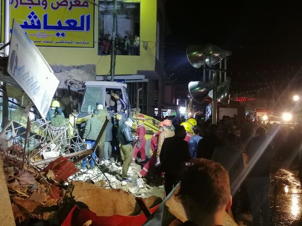 وفاة و28 جريحا... ﻿ارتفاع حصيلة انفجار الديوانية جنوبي العراق... صور - سبوتنيك عربي