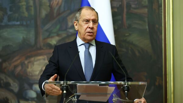 لقاء وزير الخارجية الروسي سيرغي لافروف مع نظيرته السويدية آن ليندي - سبوتنيك عربي