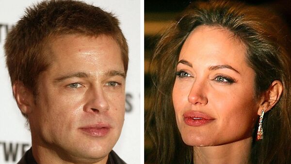 أنجلينا جولي وبراد بيت - سبوتنيك عربي