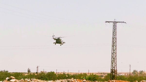 المروحي الروسي يلاحق فلول داعش في عمق الصحراء السورية - سبوتنيك عربي