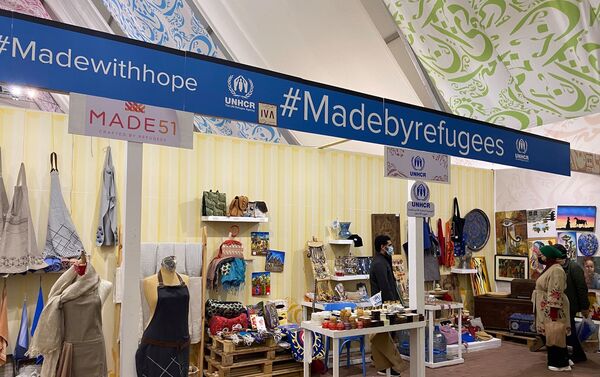 جانب معرض ديارنا للحرف اليدوية في القاهرة - سبوتنيك عربي