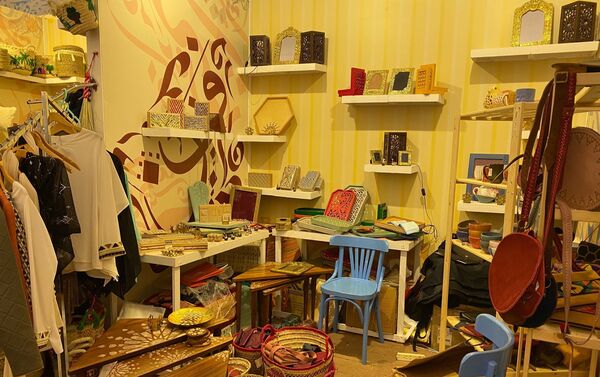 جانب معرض ديارنا للحرف اليدوية في القاهرة - سبوتنيك عربي