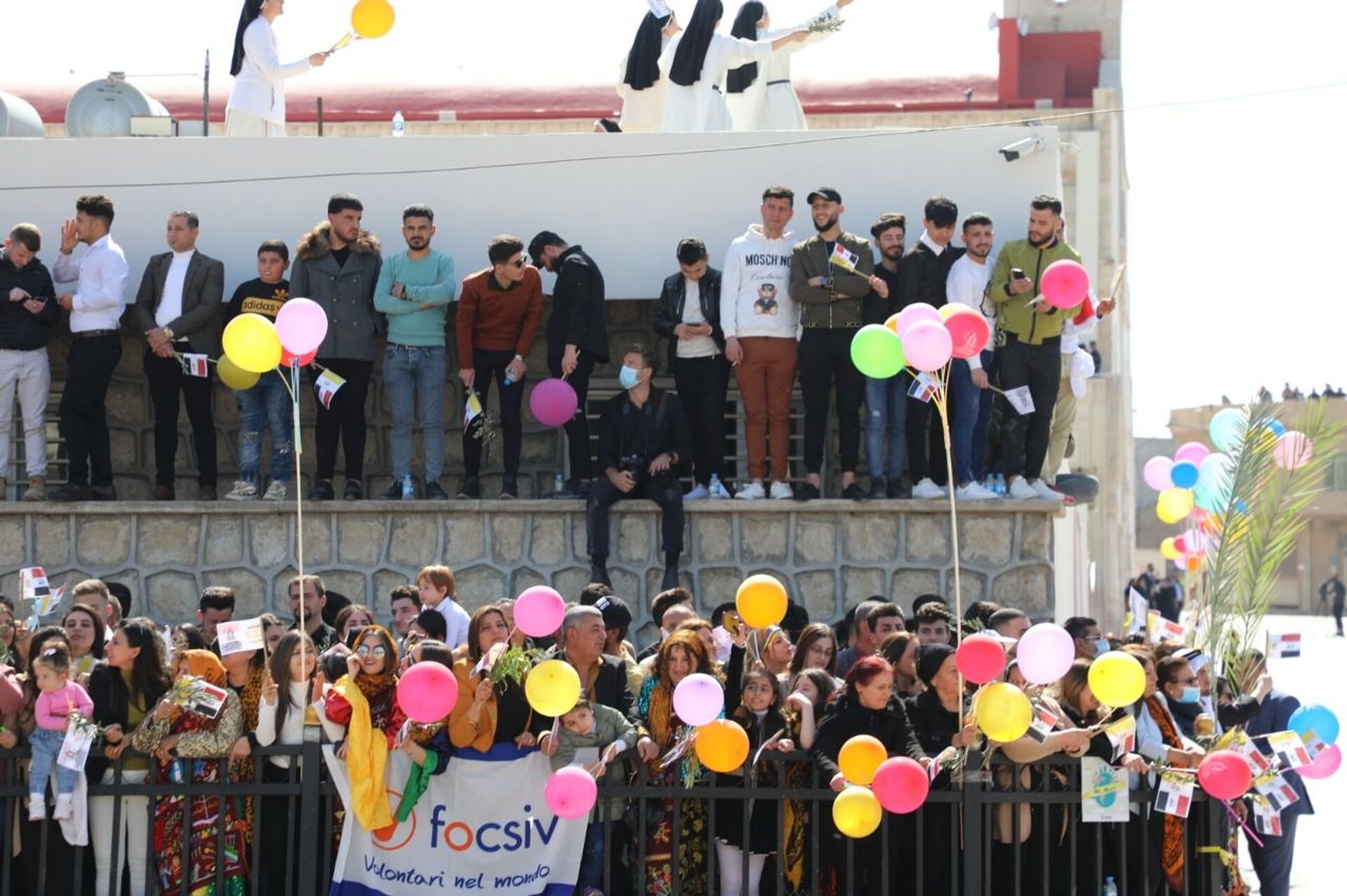 استقبال تاريخي للبابا في سهل نينوى أقدم مدن العراق... صور - سبوتنيك عربي, 1920, 07.03.2021