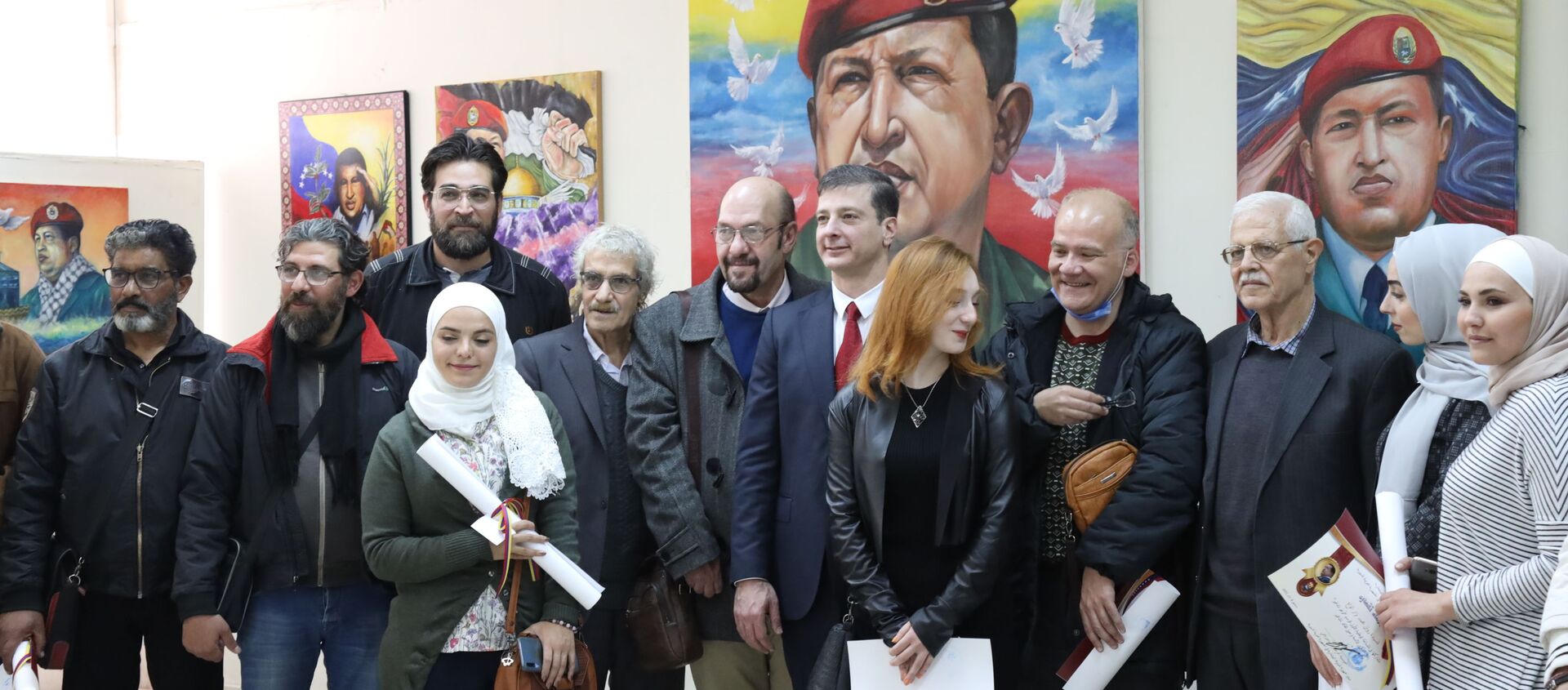 جامعة دمشق تحيي ذكرى رحيل تشافيز - سبوتنيك عربي, 1920, 08.03.2021