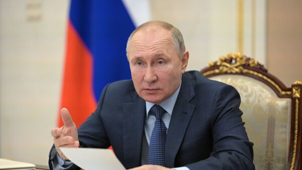 الرئيس الروسيا فلاديمير بوتين، روسيا 8 أبريل 2021 - سبوتنيك عربي