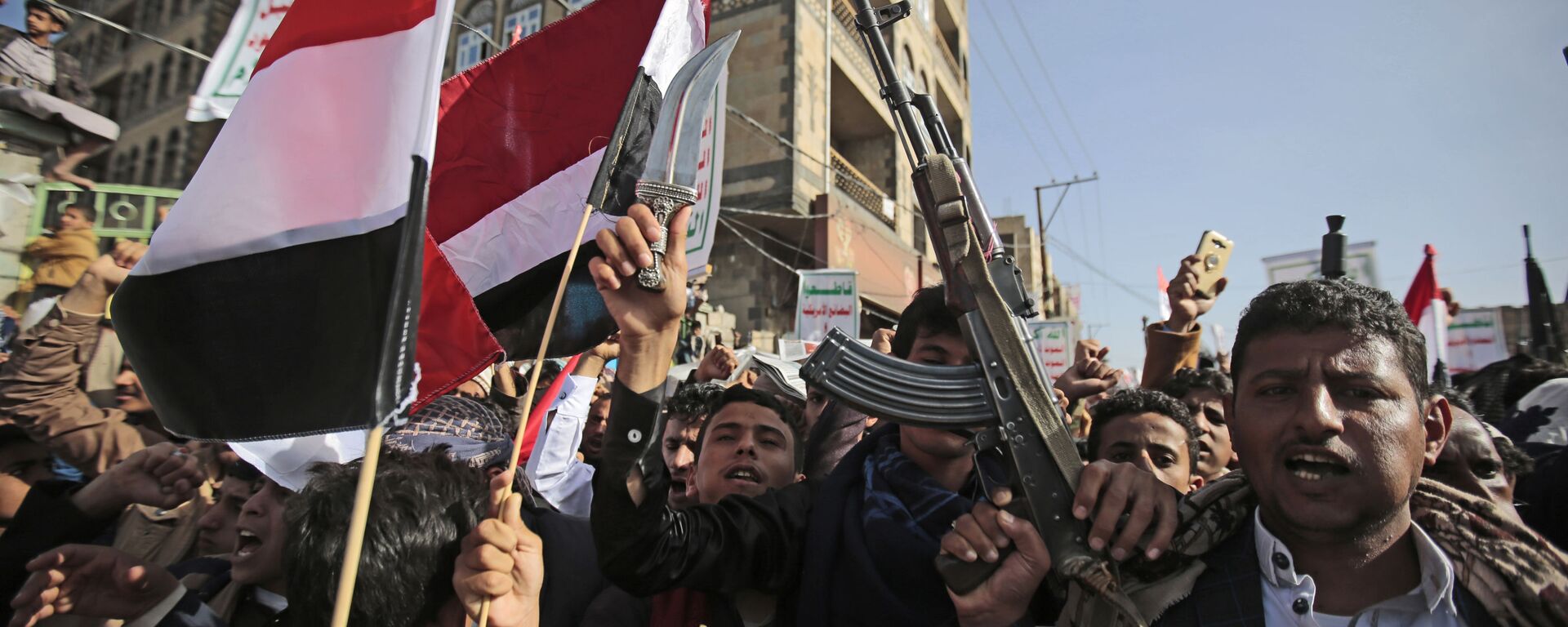 الحوثيون في صنعاء، اليمن مارس 2021 - سبوتنيك عربي, 1920, 02.04.2022
