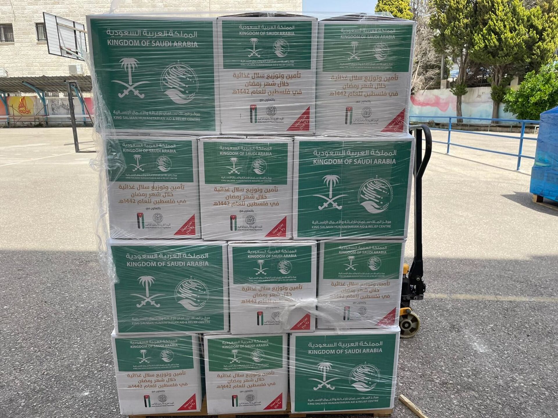 تسليم طرود غذائية للأسر الفلسطينية المتعففة مقدمة من السعودية... فيديو وصور - سبوتنيك عربي, 1920, 21.04.2021