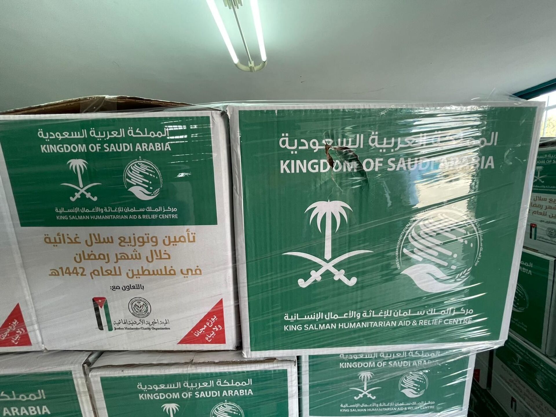 تسليم طرود غذائية للأسر الفلسطينية المتعففة مقدمة من السعودية... فيديو وصور - سبوتنيك عربي, 1920, 21.04.2021