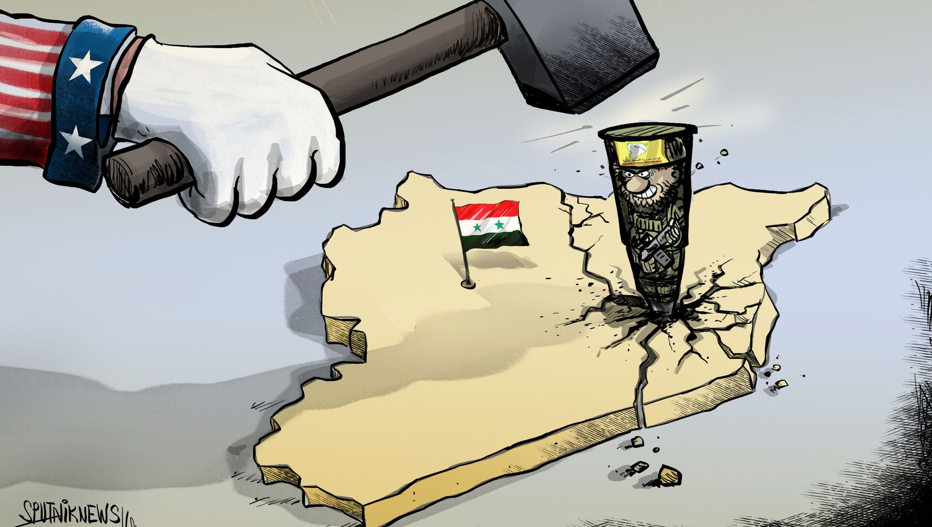 واشنطن تواصل التعدي على وحدة أراضي سوريا واشنطن تواصل التعدي على وحدة أراضي سوريا - سبوتنيك عربي, 1920, 23.04.2021