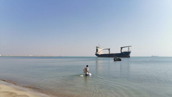 القبطان السوري محمد عائشة أمضر أربع سنوات على متن باخرة محتجزة في قناة السويس في مصر - سبوتنيك عربي