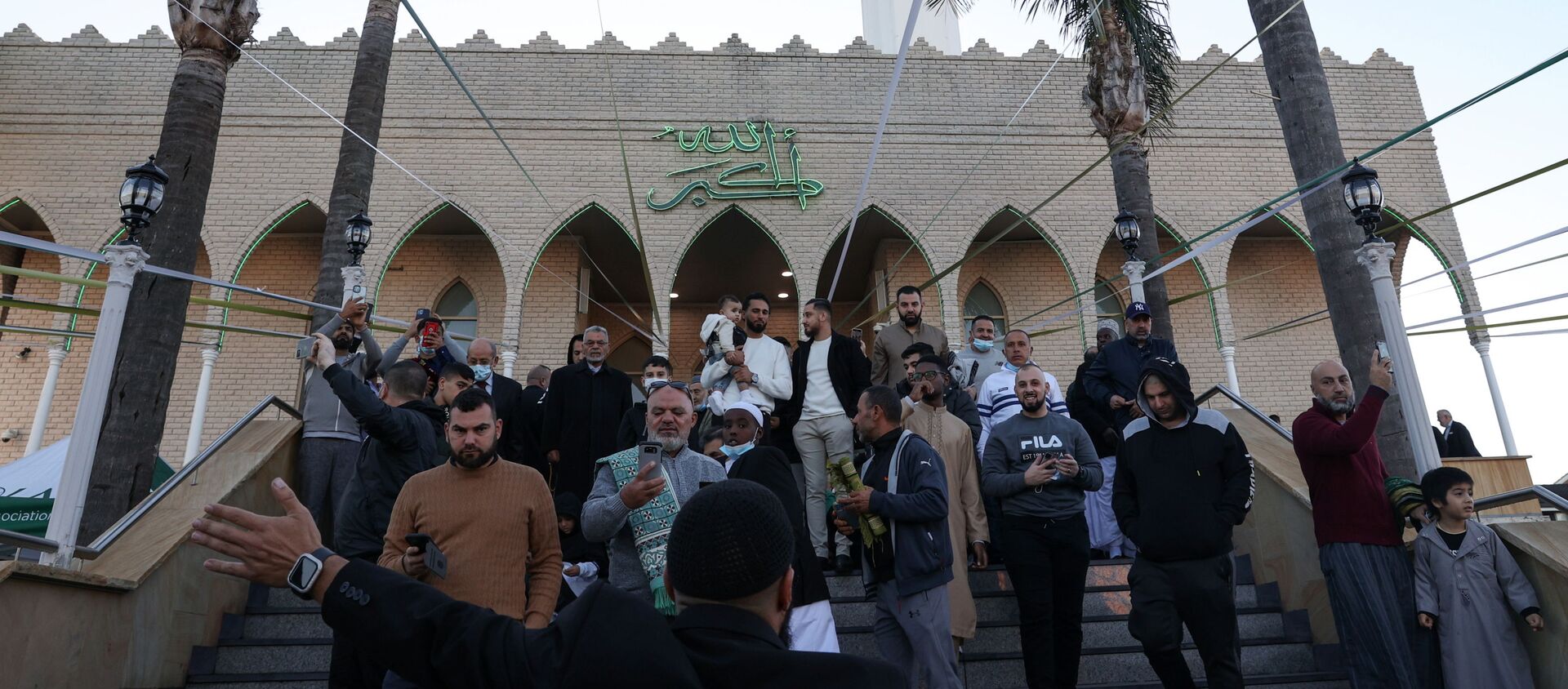  صلاة عيد الفطر في مسجد لاكيمبا بضواحي سيدني، أستراليا 13 مايو 2021 - سبوتنيك عربي, 1920, 15.06.2021