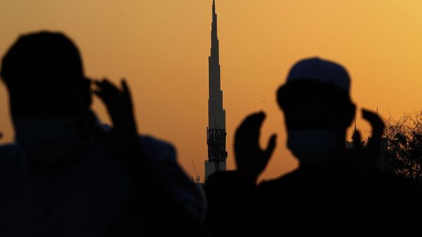 صلاة عيد الفطر في مدينة دبي، الإمارات العربية المتحدة 13 مايو 2021 - سبوتنيك عربي