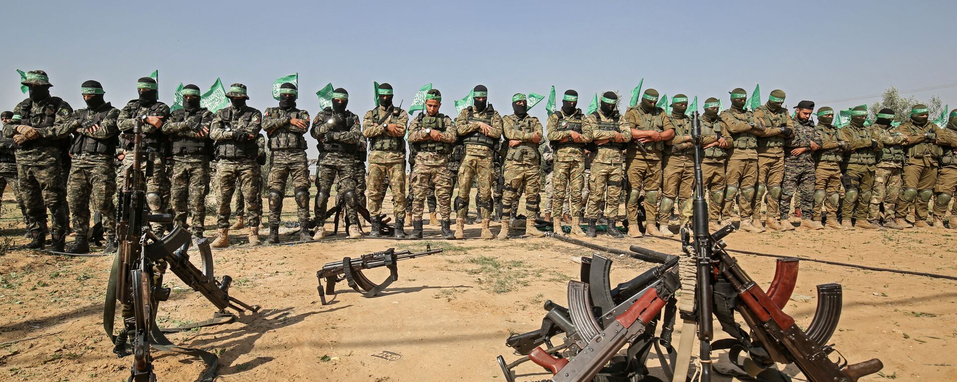 عناصر تابعة لكتائب القسام الجناح العسكري لحركة حماس - سبوتنيك عربي, 1920, 05.06.2021