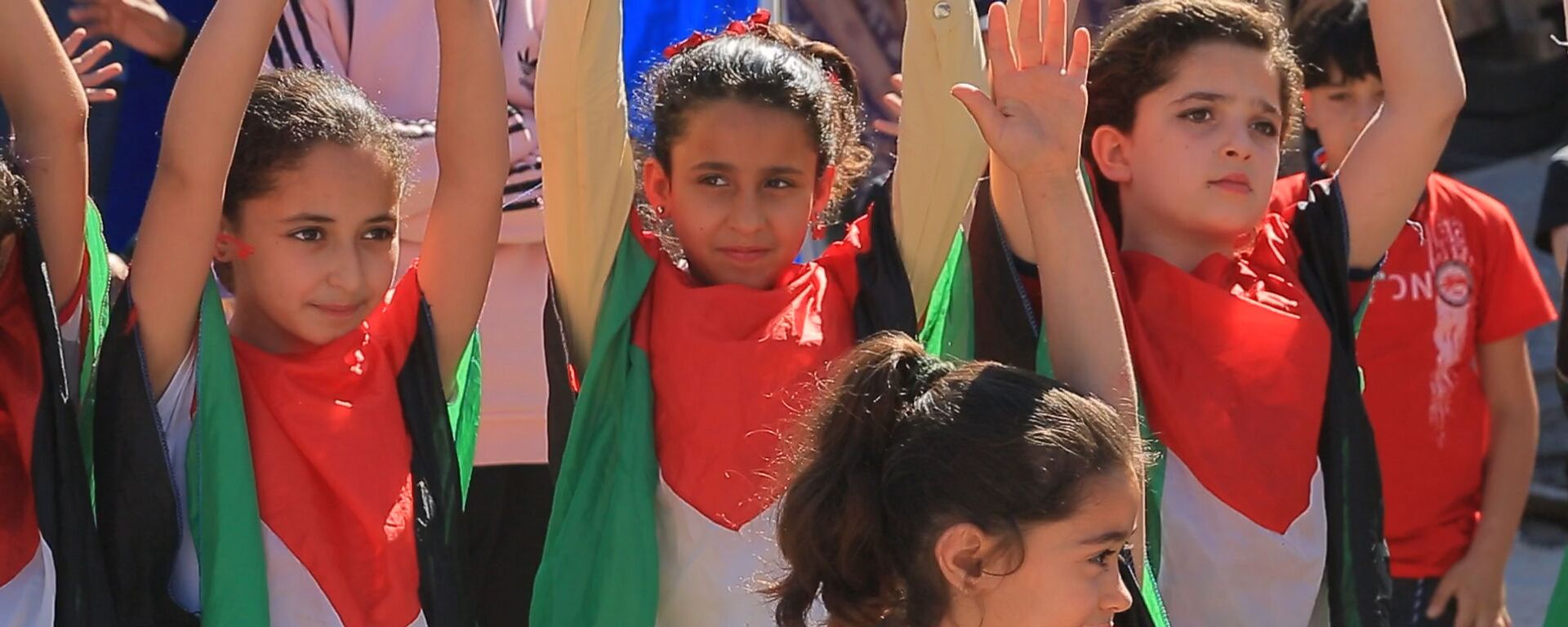 مبادرة ترفيهية لرسم الابتسامة على وجوه أطفال قطاع غزة والتخفيف من آثار الحرب، فلسطين 28 مايو 2021 - سبوتنيك عربي, 1920, 18.01.2025