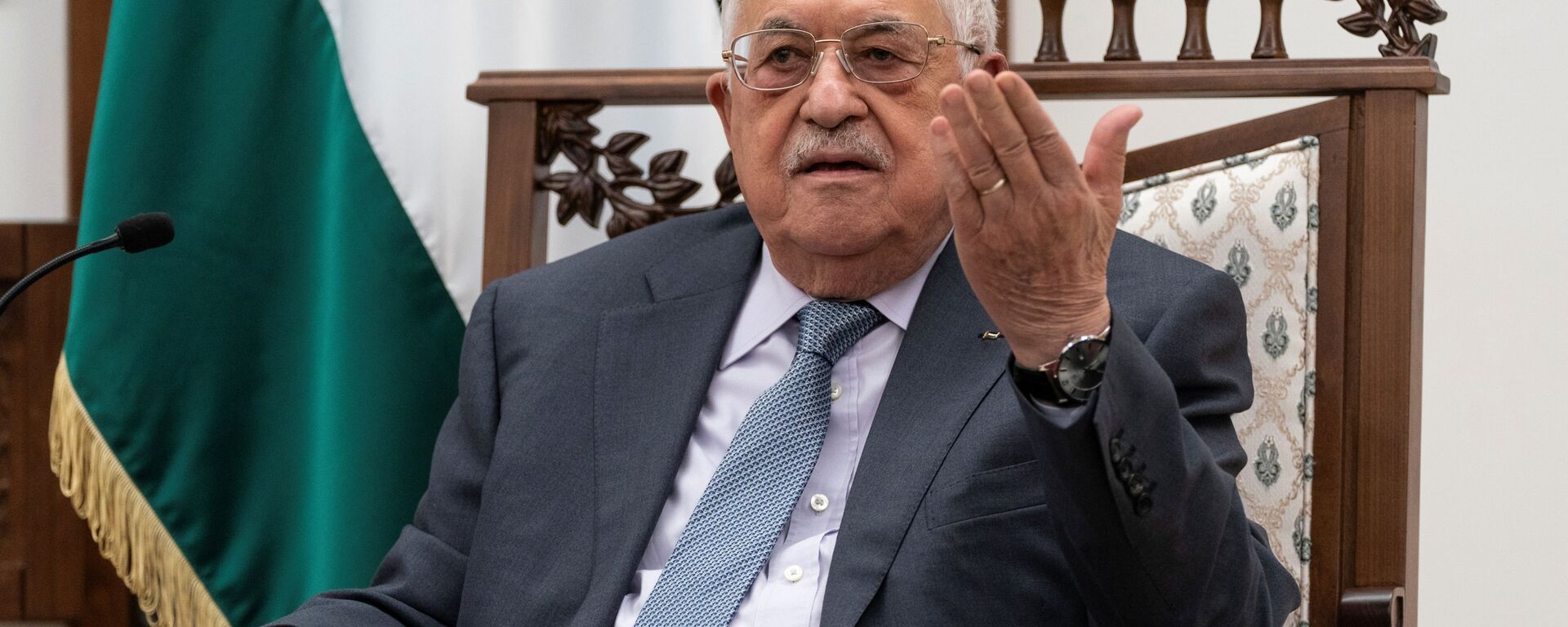 الرئيس الفلسطيني محمود عباس، رام الله، الضفة الغربية 25 مايو 2021 - سبوتنيك عربي, 1920, 16.04.2022