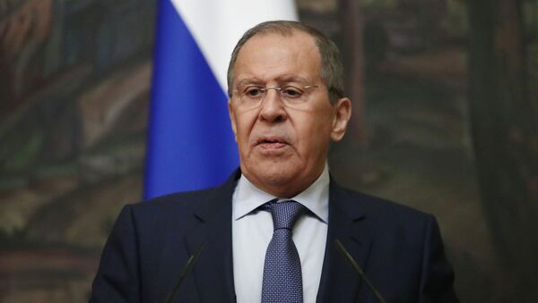 وزير الخارجية الروسية سيرغي لافروف، لقاء مع نظيره البرتغالي أوغوشتو سانتوش في موسكو، روسيا 31 مايو 2021 - سبوتنيك عربي