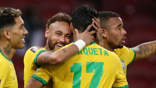 بتألق نيمار... البرازيل تهزم الإكوادور في تصفيات كأس العالم قطر 2022 - سبوتنيك عربي