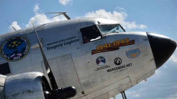 إحدى طائرات دوغلاس التي سلمتها الولايات المتحدة الأمريكية إلى روسيا خلال الحرب العالمية الثانية ضمن الإمدادات المؤجّرة التي يجب سداد قيمتها بعد الحرب  - سبوتنيك عربي