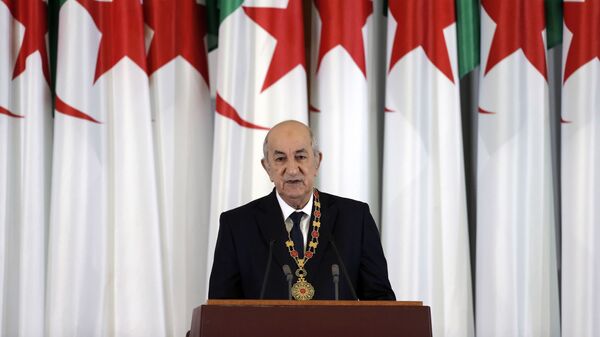 رئيس الجمهورية الجزائري عبد المجيد تبون، الجزائر 19 ديسمبر 2019 - سبوتنيك عربي