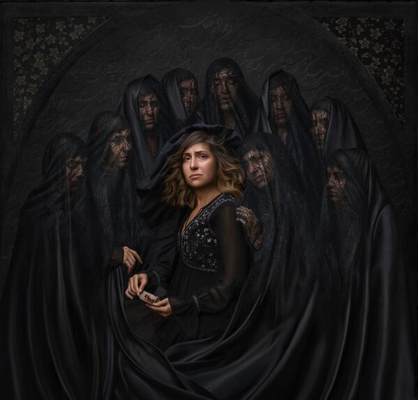 صورة بعنوان الوحدة  في الحزن، للمصور الأسترالي فوروغه يافاري، الفائز بالمركز الثاني في فئة بورتريه قصة، من مسابقة التصوير الدولية أفضل مصور البورتريه للعام 2021 - سبوتنيك عربي