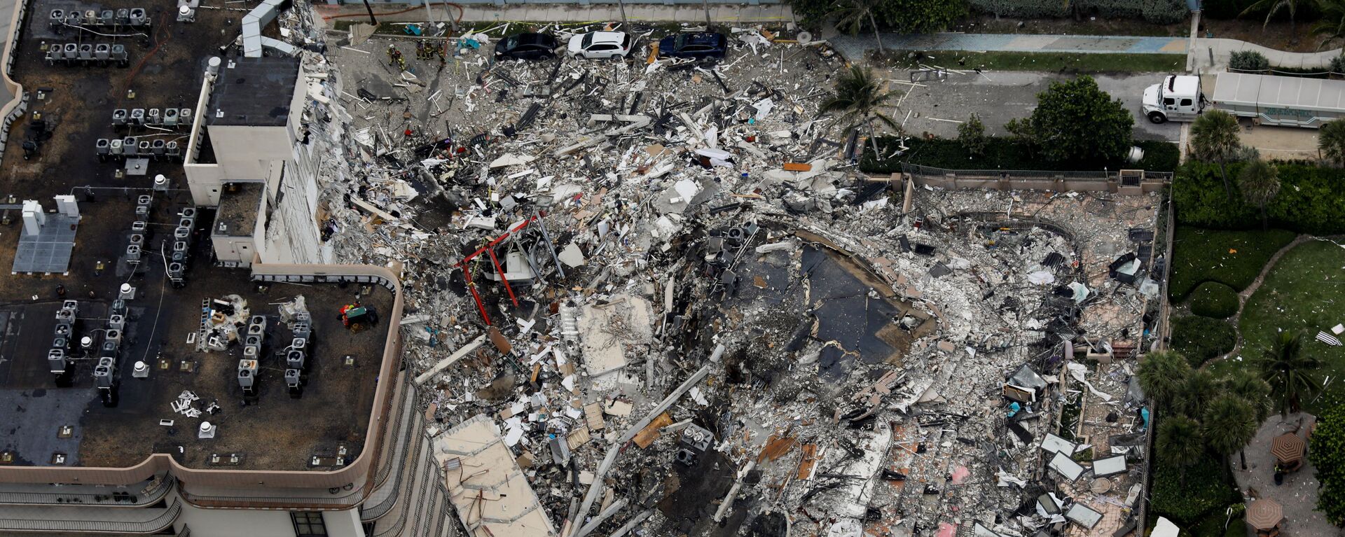 انهيار مبنى سكني في مدينة ميامي الأمريكية - سبوتنيك عربي, 1920, 02.07.2021