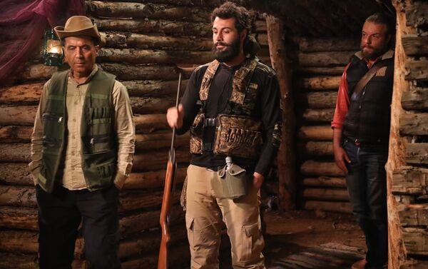 مشاهد من تصوير العمل الفني السوري عش الغراب بمشاركة عدد من الفنانين السوريين  - سبوتنيك عربي