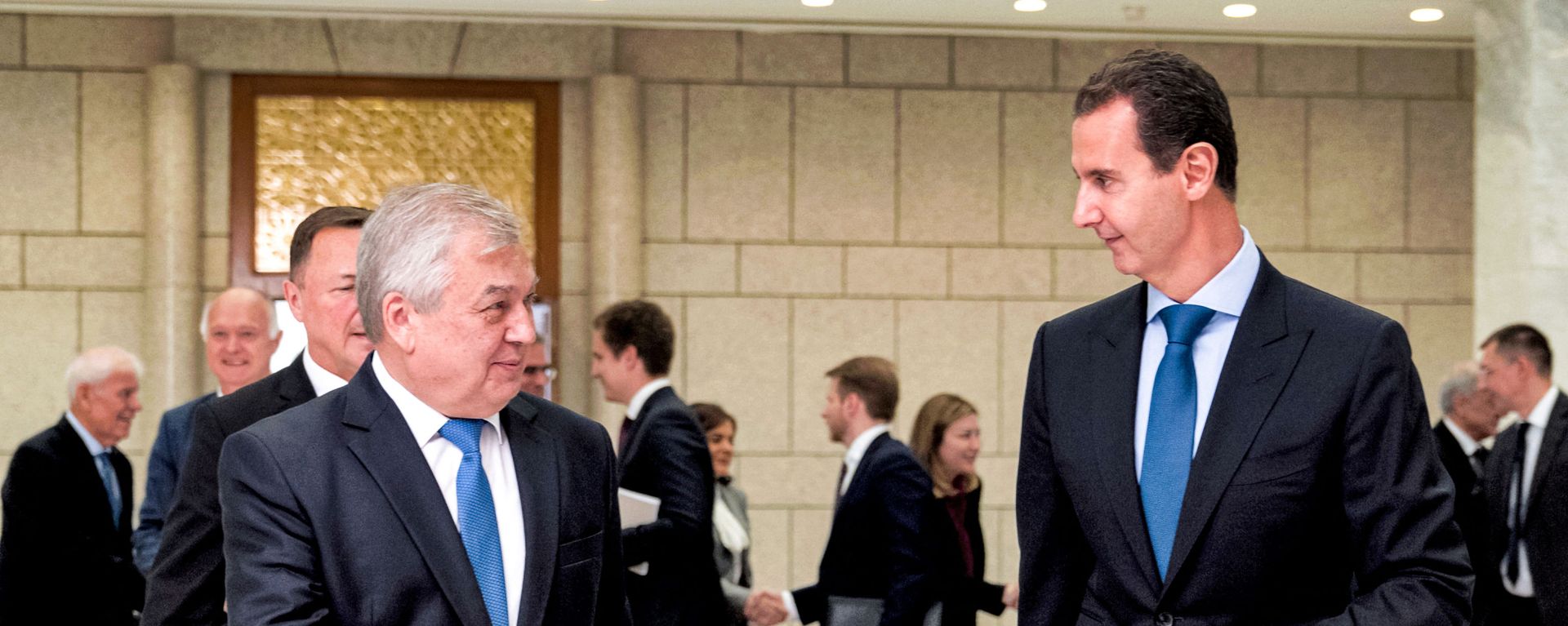 الرئيس السوري بشار الأسد يستقبل المبعوث الخاص للرئيس الروسي، ألكسندر لافرينتيف في دمشق، سوريا 1 يوليو 2021 - سبوتنيك عربي, 1920, 17.10.2021