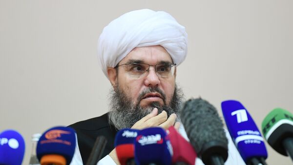 مؤتمر صحفي لوفد من المكتب السياسي لـطالبان الأفغانية في موسكو، روسيا 9 يوليو 2021 - سبوتنيك عربي