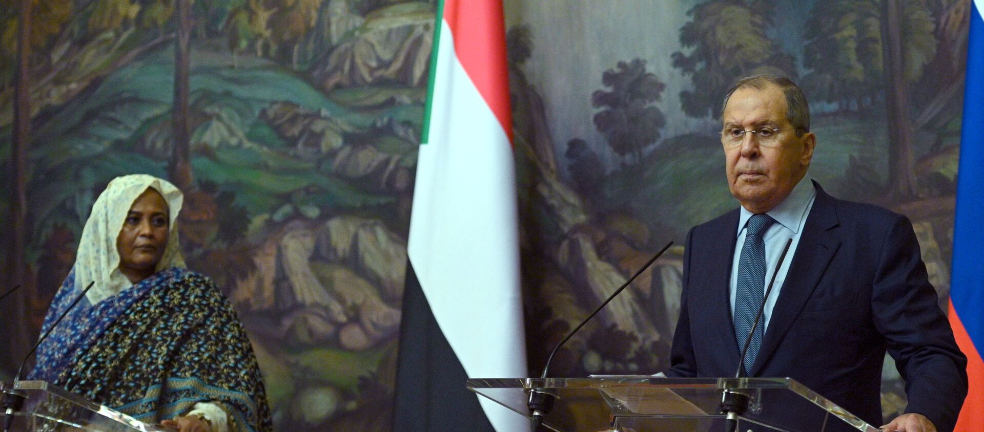 مؤتمر صحفي لوزير الخارجية الروسي سيرغي لافروف ونظيرته السودانية مريم الصادق المهدي في موسكو، روسيا 12 يوليو 2021 مؤتمر صحفي لوزير الخارجية الروسي سيرغي لافروف ونظيرته السودانية مريم الصادق المهدي في موسكو، روسيا 12 يوليو 2021 - سبوتنيك عربي, 1920, 12.07.2021