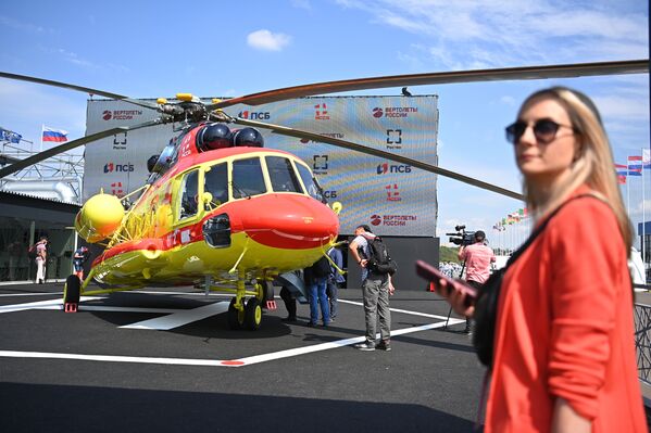 انطلاق فعاليات معرض الطيران الدولي ماكس 2021 في القاعدة الجوية جوكوفسكي، ضواحي موسكو، روسيا 20 يوليو 2021 - سبوتنيك عربي