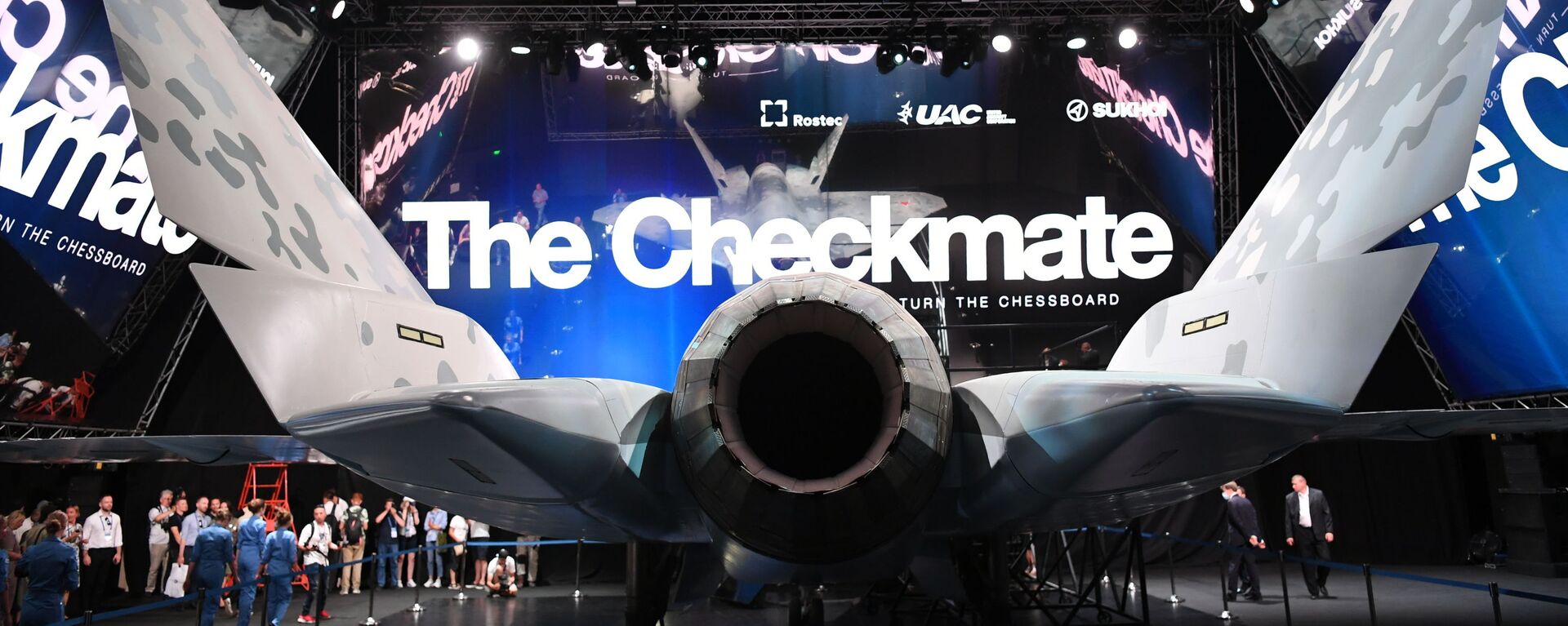 مقاتلة سوخوي تشيك ميت (مات الشاه) في معرض الطيران والفضاء الدولي ماكس 2021 في جوكوفسكي، ضواحي موسكو، روسيا 21 يوليو 2021 - سبوتنيك عربي, 1920, 03.09.2021