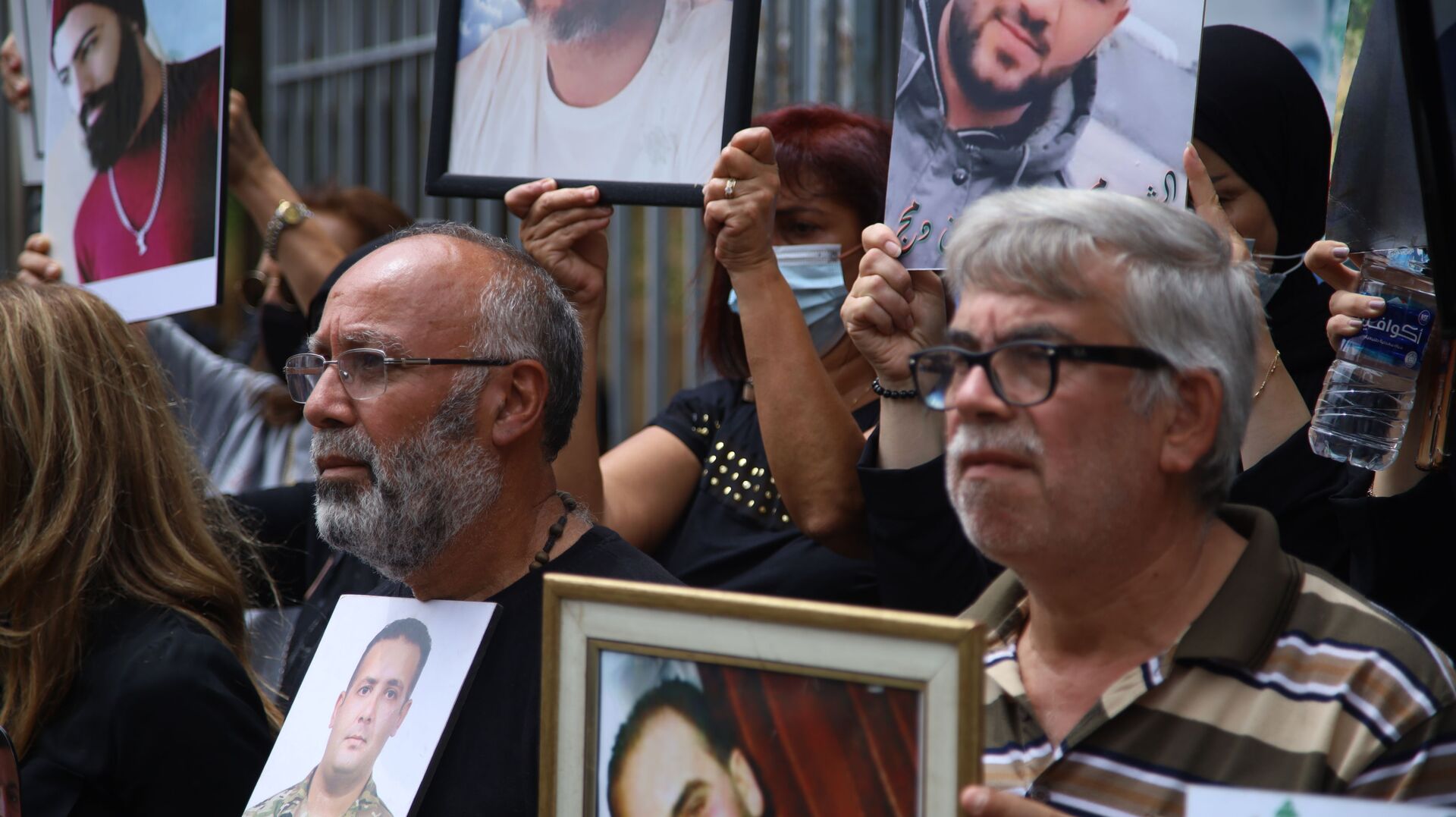 وقفة تحذيرية لأهالي ضحايا انفجار مرفأ بيروت - سبوتنيك عربي, 1920, 23.07.2021