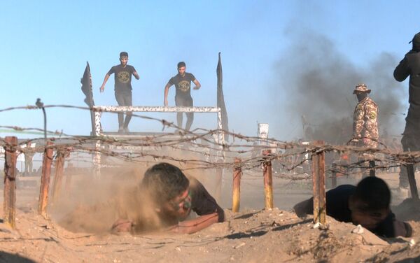 مخيمات صيفية في غزة لتدريب الأطفال على البرامج العسكرية - سبوتنيك عربي