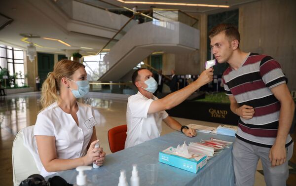 انطلاق اجتماعات اللجان الروسية السورية لمتابعة أعمال مؤتمر عودة اللاجئين السوريين في دمشق، سوريا 26 يوليو 2021 - سبوتنيك عربي