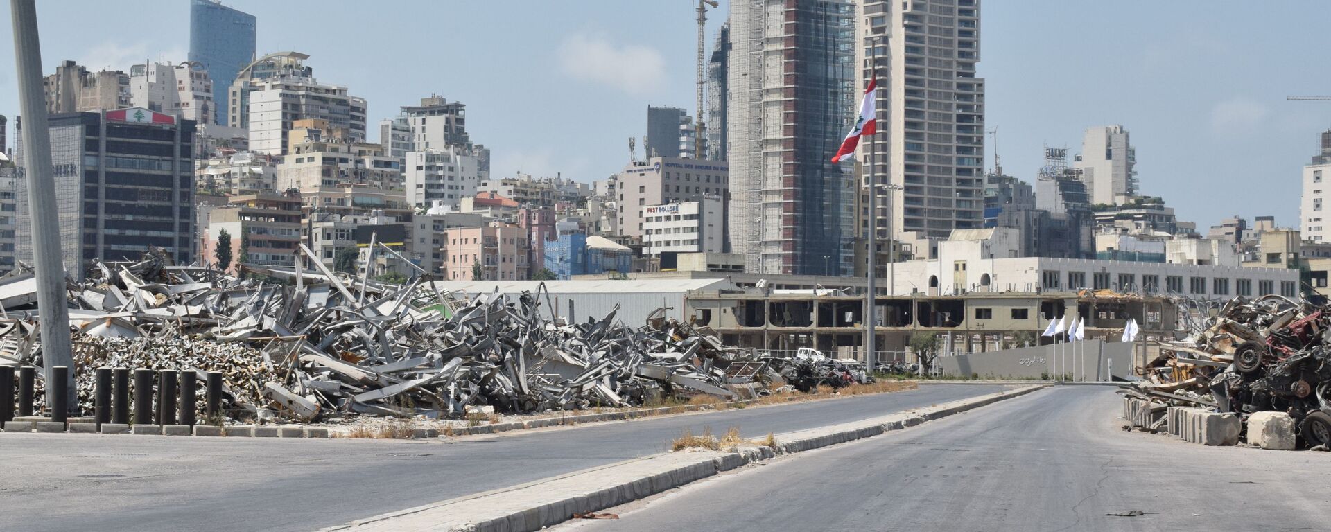 مرفأ بيروت صبيحة الذكرى الأولى للانفجار، لبنان 4 أغسطس 2021 - سبوتنيك عربي, 1920, 05.08.2021