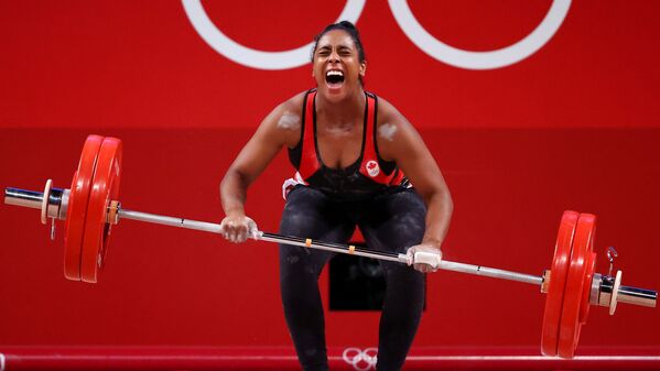 رافعة الأثقال الكندية كريستل نغارليم - سبوتنيك عربي