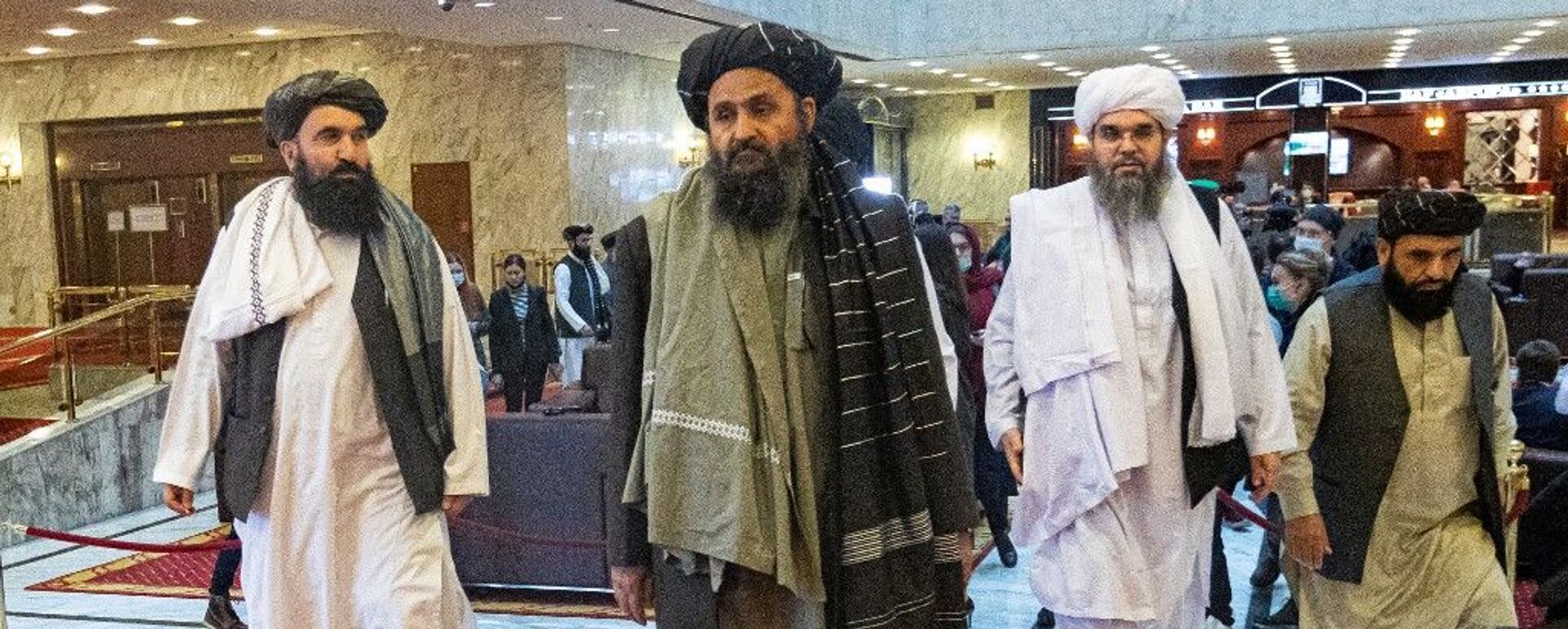 وفد طالبان في موسكو/ مارس 2021 - سبوتنيك عربي, 1920, 20.08.2021