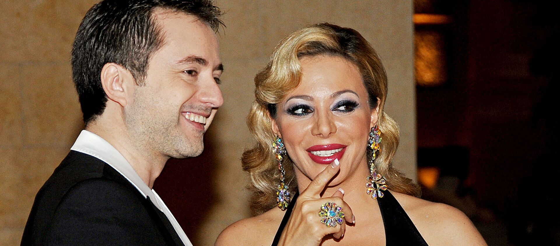 الفنانة السورية، سوزان نجم الدين، مع الفنان اللبناني، مروان خوري - سبوتنيك عربي, 1920, 22.08.2021