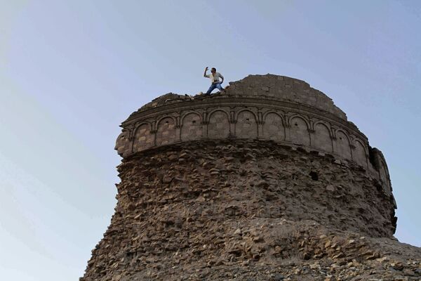 دير بوذي قديم بالقرب من جلال آباد ، شرق كابول ، أفغانستان - سبوتنيك عربي
