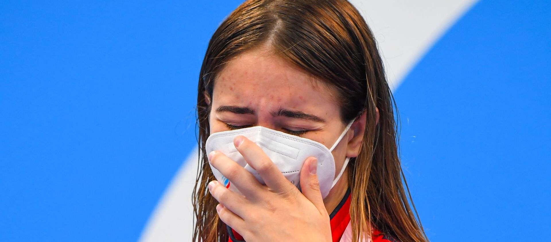 العداءة الروسية أناستاسيا جونتار، الفائزة بالميدالية الذهبية في السباحة الحرة 50 متر سيدات في دورة الألعاب البارالمبية في طوكيو  - سبوتنيك عربي, 1920, 25.08.2021