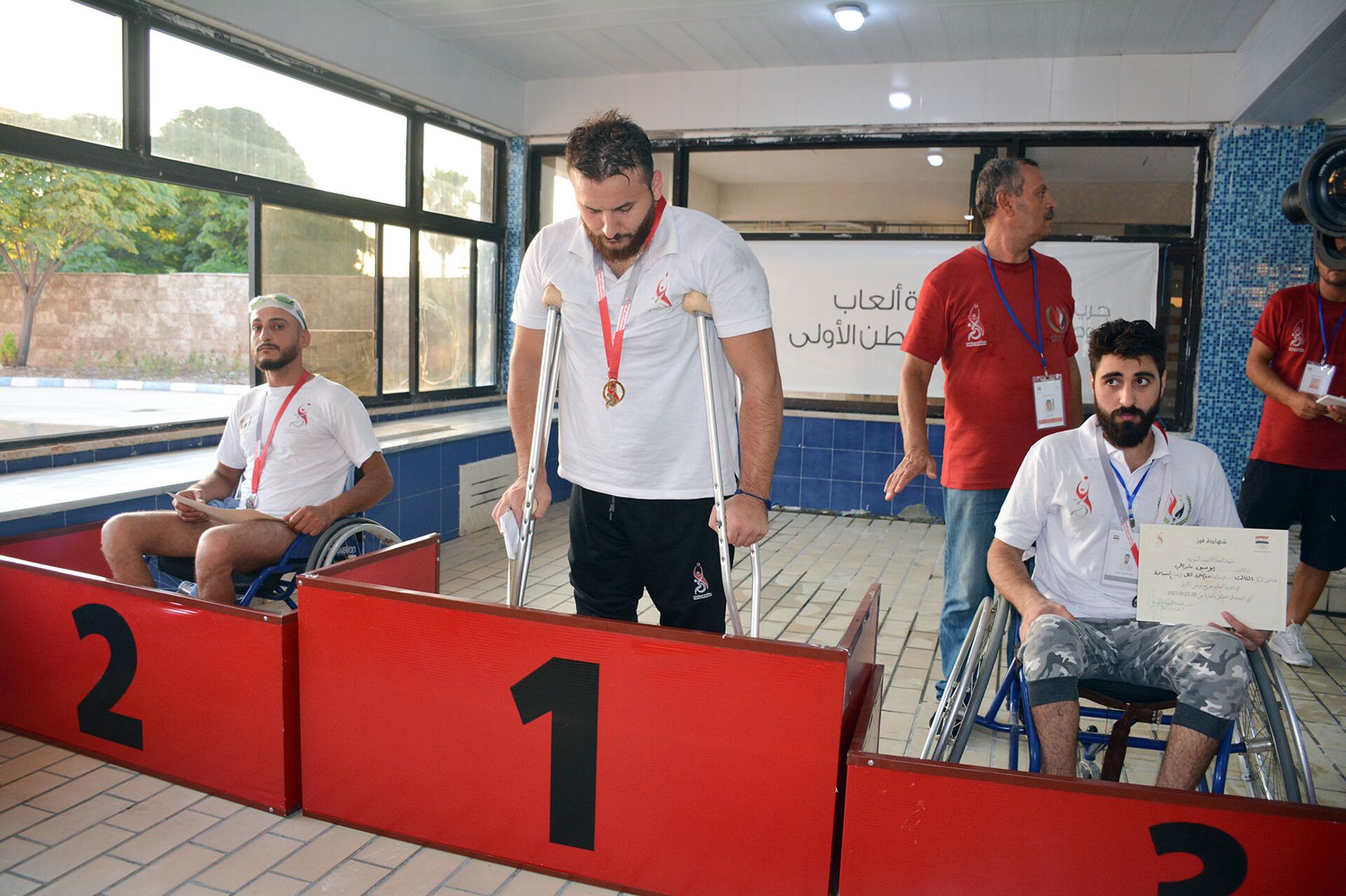 الجرحى الروس والعراقيين يحققون مراكز متقدمة بدورة ألعاب جريح وطن في سوريا - سبوتنيك عربي, 1920, 25.08.2021