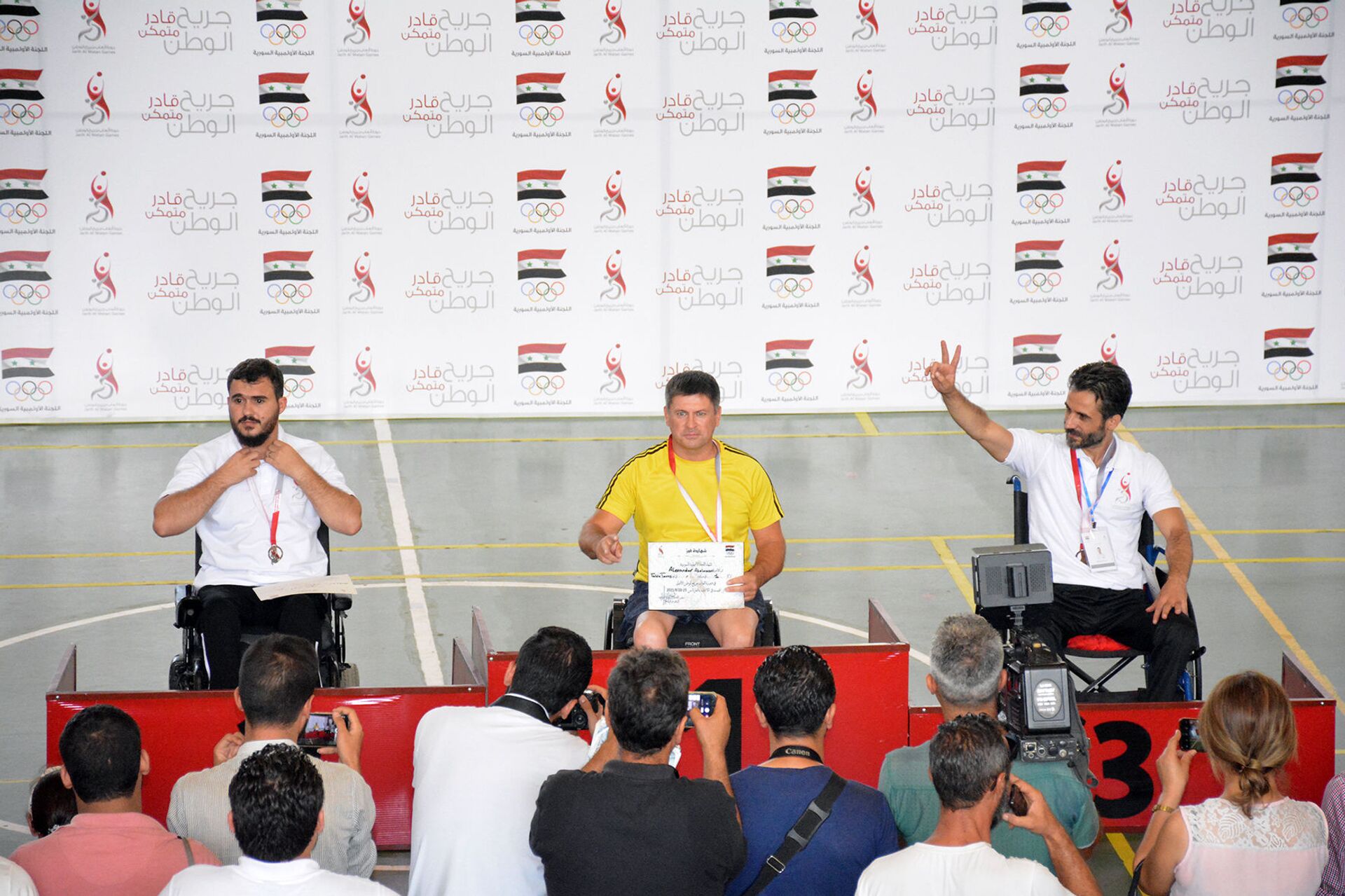 الجرحى الروس والعراقيين يحققون مراكز متقدمة بدورة ألعاب جريح وطن في سوريا - سبوتنيك عربي, 1920, 25.08.2021