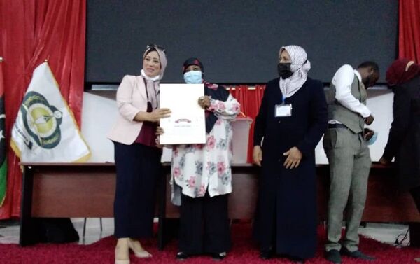 بريكة بالتمر رئيسة مفوضية المجتمع المدني بليبيا - سبوتنيك عربي