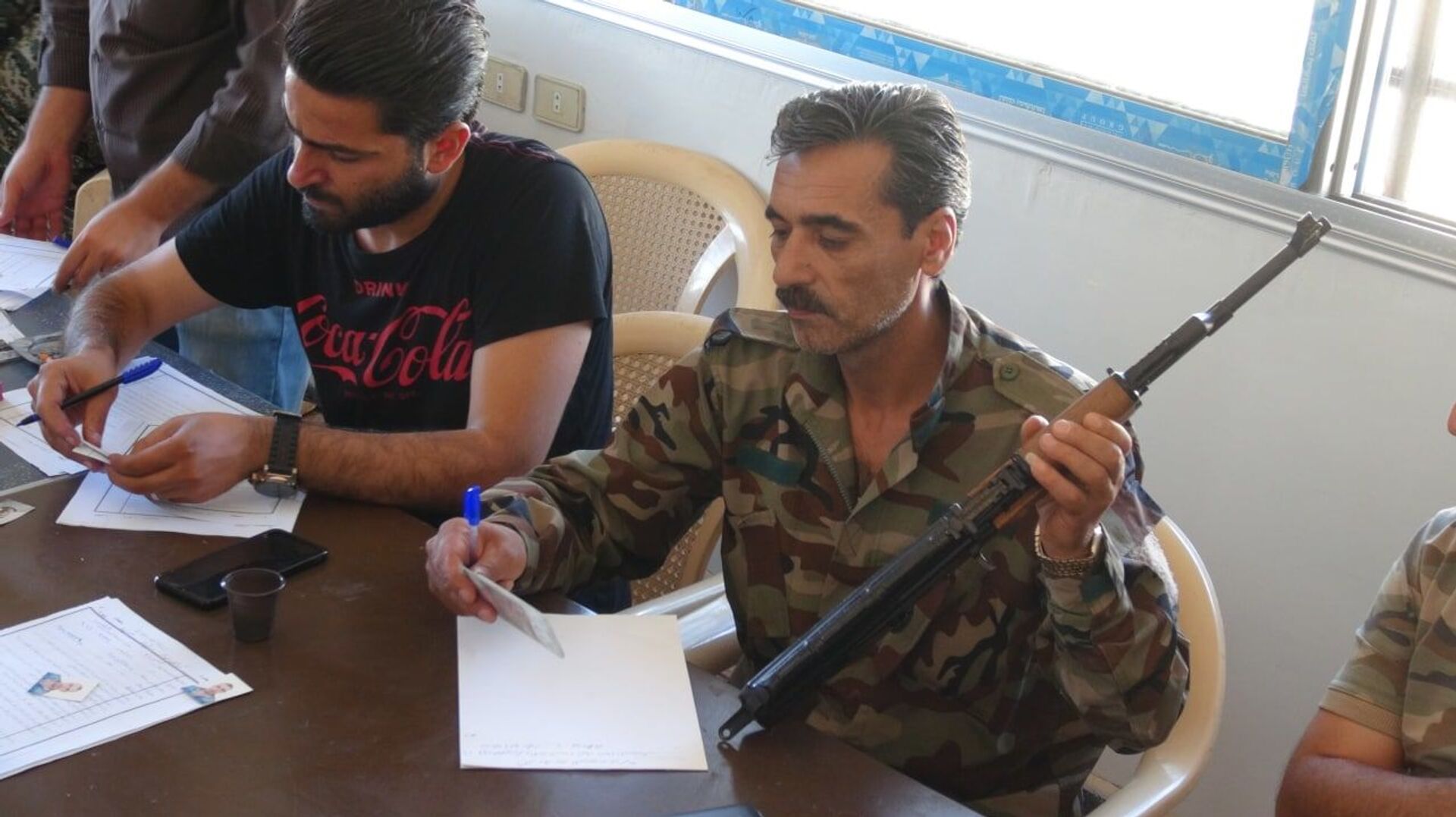 الجيش السوري يدخل المزيريب، الحدود الأردنية السورية، سوريا 15 سبتمبر 2021 - سبوتنيك عربي, 1920, 23.11.2021