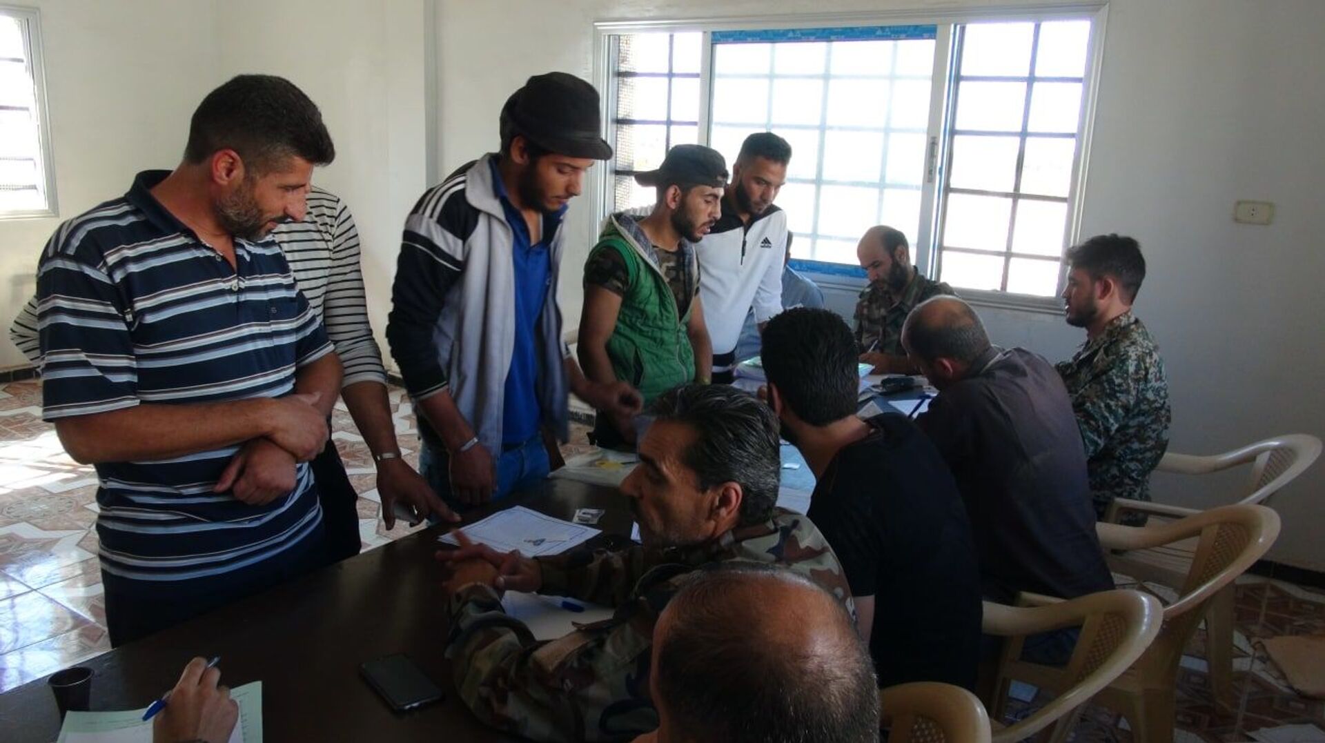 الجيش السوري يدخل المزيريب، الحدود الأردنية السورية، سوريا 15 سبتمبر 2021 - سبوتنيك عربي, 1920, 23.11.2021