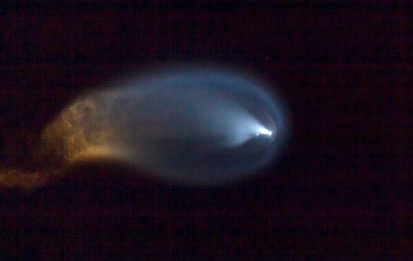 طاقم Inspiration4 المكون من كريس سيمبروسكي وسيان بروكتور وجاريد إيزاكمان وهايلي أرسينو، أول طاقم مدني يسافر على متن صاروخ سبايس إكس فالكون 9 إلى الفضاء، فلوريدا، الولايات المتحدة 15 سبتمبر 2021 - سبوتنيك عربي